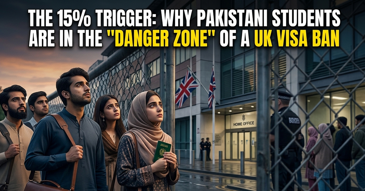 The 15% Trigger: Why Pakistani Students are in the &ldquo;Danger Zone&rdquo; of a UK Visa Ban